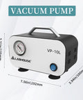 Oil Free Lab Vacuum Pump With Diaphragm Technology For Laboratory Filtration, Compact Portable Design, VP 10L LABHOUSE