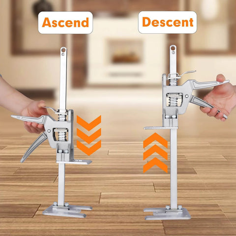 Labor Saving Arm Jack 2 Pack, Hand Lifting Jack Tool for installing doors, windows, cabinets, woodworking, and lifting furniture.