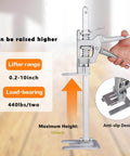 Labor Saving Arm Jack 2 Pack, Hand Lifting Jack Tool, Multi-Function Height Adjustment Device for installing doors, windows, cabinets