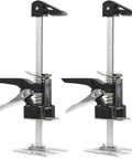 Labor Saving Arm 2PC, 15.5 Inch Height Regulator Hand Lifting Tool, Lifter Jack for Installing Cabinets Door and Wooden Panel Lifting