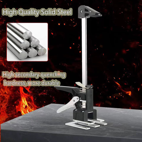 Labor Saving Arm 2PC 15.5 Inch Height Regulator Hand Lifting Tool with solid steel construction on display.