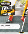 Adjustable Ladder Leveler With Anti Slip Rubber Feet For Stable Extension Ladders Universal Stair Stabilizer installed on steps