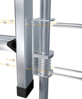 Close-up of Ladder Levelers For Type II I And IA Extension Ladders Up To 32 Feet With Anti Slip Threaded Adjustable Legs