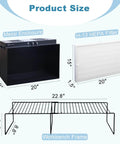Diagram showing Laminar Flow Hood with H13 HEPA Filter 20 by 15 inches FFU Class 100 ISO 5 clean bench components and dimensions.