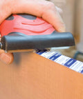 Hand using laminate roller for any PSA application with non-marring rubber wheels - perfect for professional contractors and technicians - 98038.