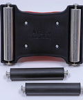 Laminate Rollers for Any PSA Application with Non-Marring Rubber Wheels - Perfect for Professional Contractors and Technicians - 98038 in black and silver