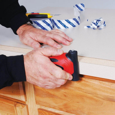 Using laminate rollers for any PSA application with non-marring rubber wheels on countertop, 98038, for professional contractors and technicians