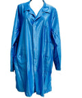 Large Blue Lab Coat Style 372 for Cleanroom Workwear and Pharmaceutical Lab Use, Durable Protective Coat with Sealed Cuffs