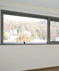 Modern living room window ideal for installing Sliding Door Security Bar-Child Proof Sliding Door Lock Bar with Anti Lift Lock