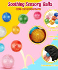 60 Pcs 45 mm Large Bouncy Balls Glitter Bounce Ball Bulk with Storage Bag Large Bouncy Balls for Goodie Bag Fillers Birthday Party Favors, Assorted Colors(Classic)