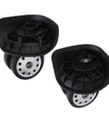 One Pair Large Size Luggage Wheel Casters For Suitcases And Travel Bags Replacement, Porous Quiet Rollers With PP And PET Material