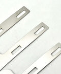 Close-up of stainless steel Beefed Up Front Bumper Repair Metal Plate For Ford Fusion 2013 To 2016 with laser-cut design.