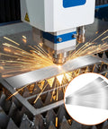 Pro Grade 30 Piece Shim Stock Set In 304 Stainless Steel in use for precise leveling and gap filling, includes 3 strips of each size from 0.0007 in to 0.01 in