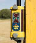 LR30W Laser Display Receiver With 360 Degree Reception, Plumb Indicator, Rugged Waterproof Construction attached to machinery