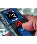 Effortlessly capture precise room dimensions and layout distances with a compact Blaze laser distance meter displaying measurement