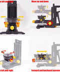 Laser Level Accessory Kit With 360 Degree Magnetic Rotating Base Tilt And Adjustable Positioning Upgraded Stability Bracket Five Eighth Inch Threaded Interface And Flexible Clamp For Precision Alignment In Construction FenorGan with instruction labels