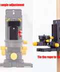Laser Level Accessory Kit With 360 Degree Magnetic Rotating Base Tilt And Adjustable Positioning Upgraded Stability Bracket Five Eighth Inch Threaded Interface And Flexible Clamp For Precision Alignment In Construction FenorGan, showcasing mounting and tilt adjustments.
