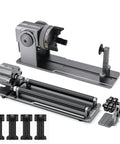4 In 1 Laser Rotary Chuck Roller With Risers 180 Degree Adjustable for Engraving Cylindrical Objects, Rings, and Mugs