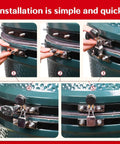 Step-by-step installation of Latch Assembly for Large Green Egg Zinc Alloy Hinge Band Replacement