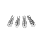 Four aluminum components from the Door Latch Cable Repair Kit For F 150 F 250 F 350 E Series Ranger Expedition Navigator And Excursion