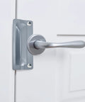 Installed Four Pack Latch Guard Plate Covers 3 By 7 Inches Carbon Steel With Screws Gaskets And Nuts Easy To Install Door Lock Protector Striker Cover For Outswing Exterior Doors Included Pack Of Four For Multiple Doors on door
