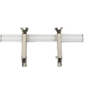 Heavy Duty Lateral Opening Door Hinge Set for cabinets and gates with rust-resistant finish and durable construction, top view.