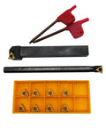 One Half Inch Lathe Threading Tool With External And Internal Threading Holder SER1212H11 And SNL0008K11 With 11ER And 11IR AG60 Carbide Inserts