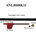 One Half Inch Lathe Threading Tool With External And Internal Threading Holder SER1212H11 And SNL0008K11 With 11ER Insert and T8 Wrench