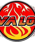 LavaLock logo with flame design on a red and yellow background
