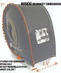 Lava T3 Turbo Blanket Withstand Up To 2400 Degrees Heat Shield dimensions illustration 17x2.5 inches.