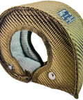 Lava T3 Turbo Blanket Withstand Up To 2400 Degrees Heat Shield For Most T3 Turbos Shown in Durable Lava-Rock Jacket