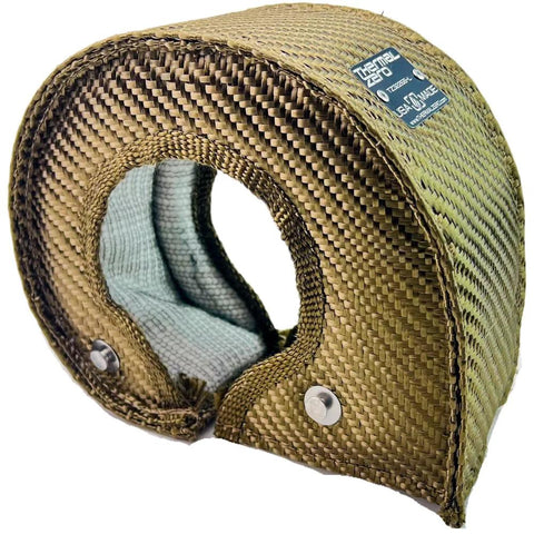 Lava T3 Turbo Blanket Withstand Up To 2400 Degrees Heat Shield For Most T3 Turbos Shown in Durable Lava-Rock Jacket