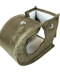 Durable Lava Exterior Turbo Blanket Insulating Cover For HX35W Turbocharger Fits 1996 Through 2002 Dodge Ram 5.9L Diesel