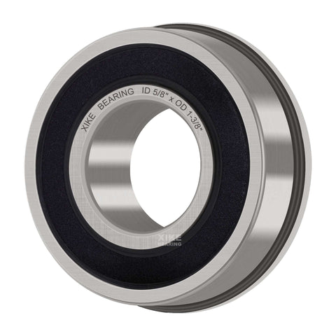 Close-up of a 4 Pack Lawn Mower Wheel Bearing Replacement Kit For John Deere JD AM118315 AM35443 Stens Chrome Steel Sealed Bearings.