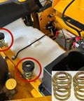 Replacement Compression Seat Springs Set Of 2 For Lawn Tractors And Garden Tractors Part 283516 installed on tractor