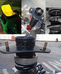 Thrust Needle Roller Bearing Set AXK2035 with Washers for Lawn Tractor Steering, showing various installation angles and parts in detail.