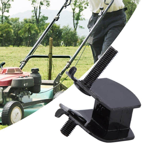 Close-up of generator mounts and rubber motor brackets for extended run generators, showing durable metal construction.