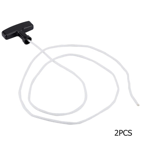 Replacement Pull Cord Rope Kit 1.5m With Two Handles For Most Lawn Mowers And Trimmers durable start rope shown with handle