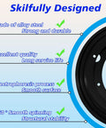 Features of 6 Pack 12 Inch Lazy Susan Bearings Heavy Duty 5/16 Inch Thick Turntable Bearing Swivel Plate for Rotating Tables and Shelves