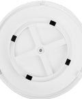 Bottom view of the 3 Tier Lazy Susan Turntable 12 Inch Round Rotating Kitchen Spice Organizer Non Skid Storage Container Grey