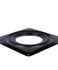 16 Pack 4 Inch Lazy Susan Turntable Bearings 5/16 Inch Thick Swivel Plate, black coated steel for 360-degree rotation