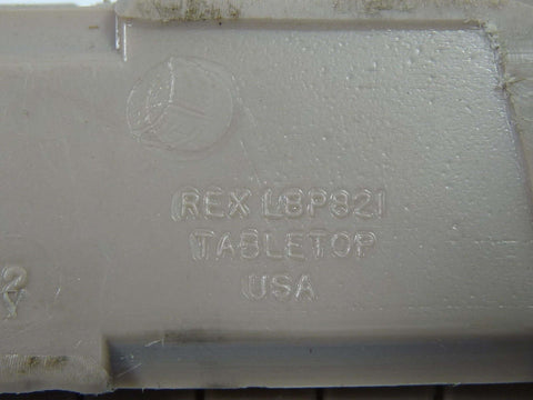 Close-up view of Rexnord LBP821 marking on Low Backline Pressure Conveyor Rollers.