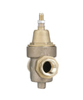 Lead Free Three Quarter Inch Water Pressure Reducing Valve And Backflow Preventer With NPT Thread Union X NPT Female, front view
