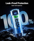 AAA Alkaline Batteries 1.5V Long Lasting Power For Devices Non Rechargeable with leak-proof feature and high charge display