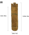 Premium Leather Welding Rod Bag For Arc Welders With 100 Percent Cowhide Leather Heat Resistant Electrode Holder Waist Pouch