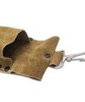 Brown Premium Leather Welding Rod Bag For Arc Welders with 100 Percent Cowhide Leather Heat Resistant and Flame Retardant Kevlar Stitching