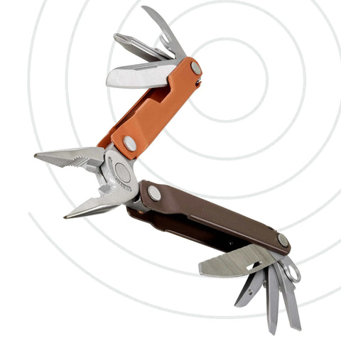 Leatherman Bond 14 In 1 Lightweight Multi Tool for Camping Hiking and Everyday Carry EDC Made in USA Burnt Sienna open view