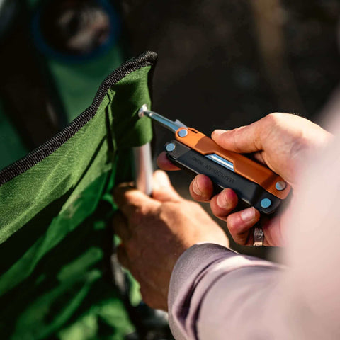 Using the Leatherman Bond 14 In 1 Lightweight Multi Tool for Camping Hiking and Everyday Carry EDC Made in USA Burnt Sienna