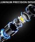 Rechargeable LED Flashlight 99000 Lumens Ultra Bright Zoomable Head USB C Fast Charge 5000mAh Two Pack IPX7 Waterproof Durable Aluminum Construction