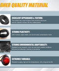 These 3/4 inch round rubber grommets with a waterproof gasket create a tight, weatherproof seal for LED light housings, material features displayed.